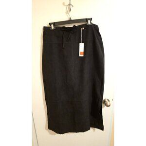 Avenue Maxi Skirt Womens Size 16 Black NWT Office Workwear Cocktail Bosslady y2k